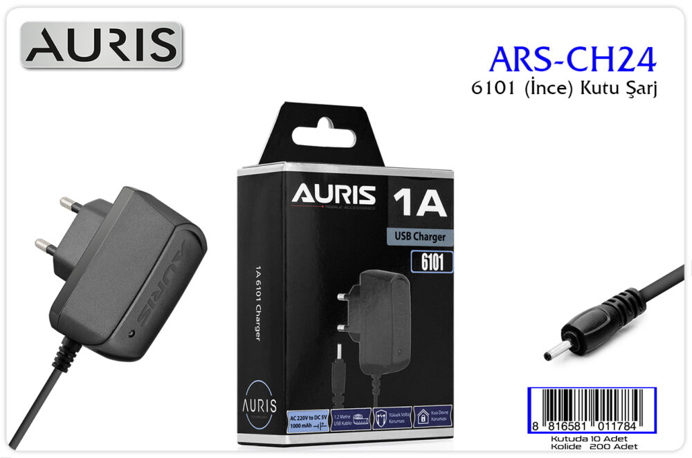 Toptan Nokia 6101 İnce Kutu Şarj Aleti | Auris